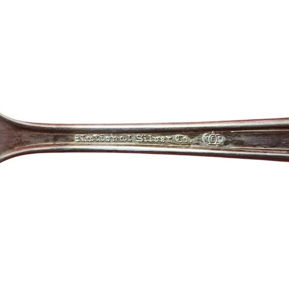 National Silver Co Calvalcade Master Butter Knife 7" Silverplate 1946 Vintage - Picture 3 of 8